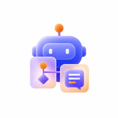 Agentic AI Engineering Illustration of a central AI orchestrator linked to autonomous agents.