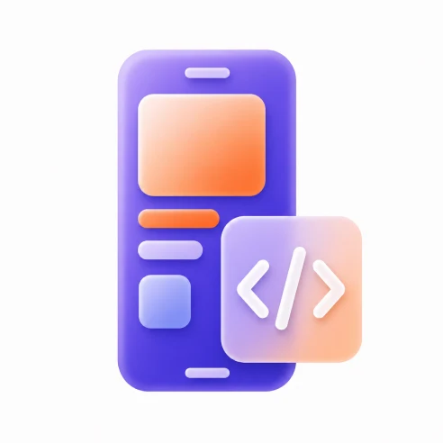 Mobile Development Mobile development illustration.